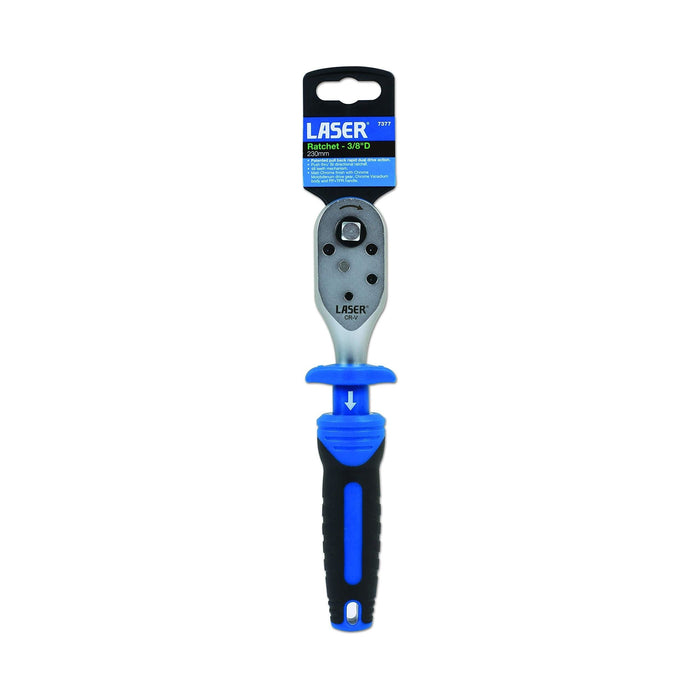 Laser Pull Back Rapid Action Ratchet 3/8"D 7377 Laser - Dynamic Drive