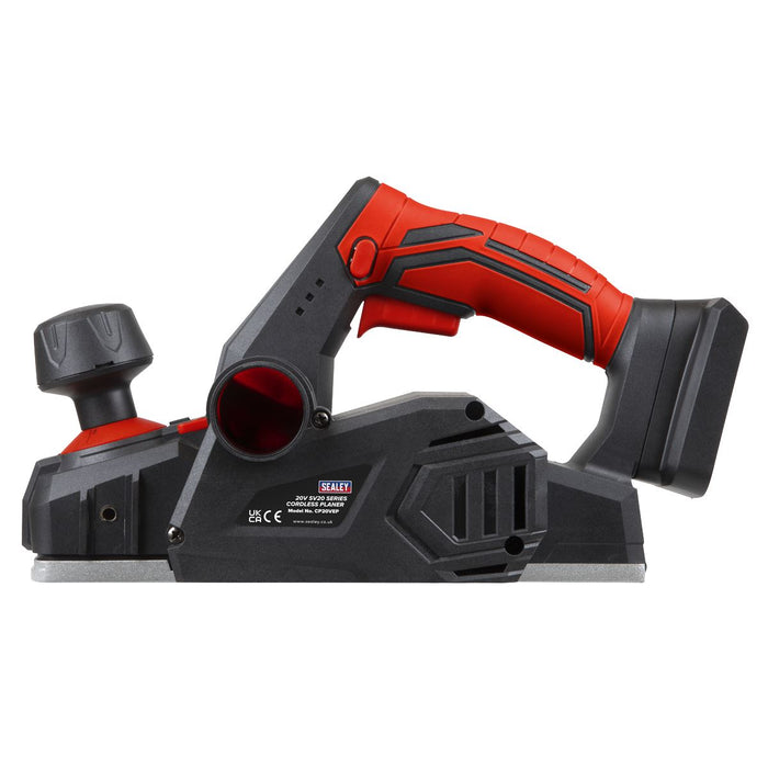 Sealey SV20 Series 82mm Cordless Planer 20V - Body Only CP20VEP Sealey - Dynamic Drive