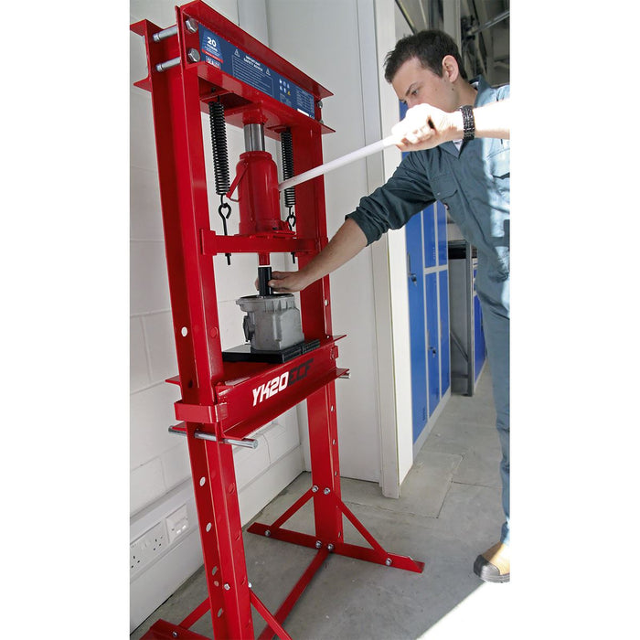 Hydraulic Press 20Tonne Economy Floor Type Sealey  - Dynamic Drive