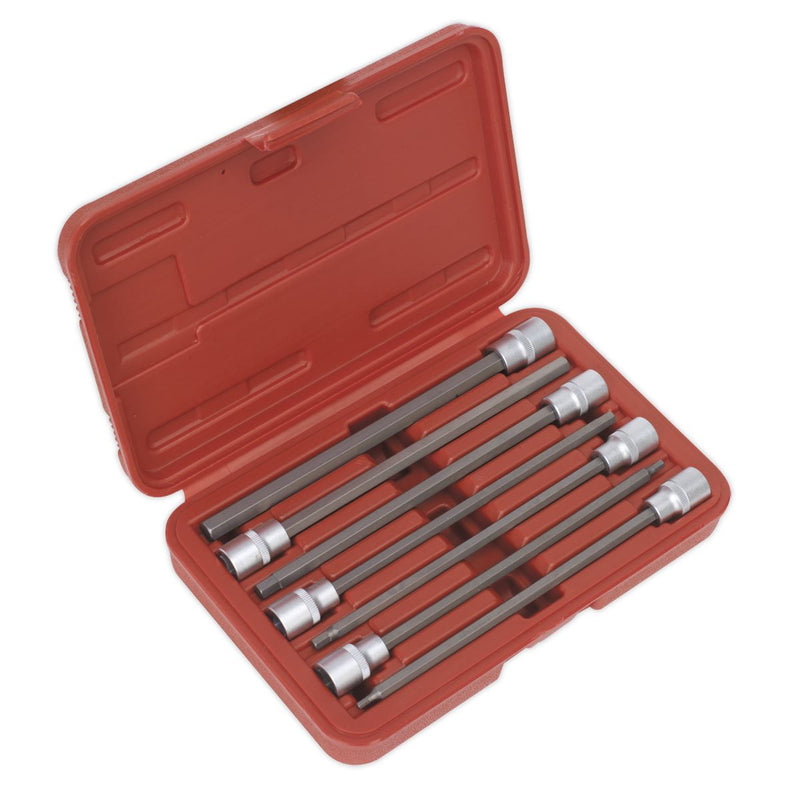 Sealey Hex Socket Bit Set 7Pc 3/8Inchsq Drive 200M Sealey - Dynamic Drive