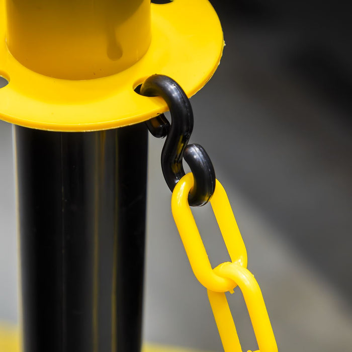 Sealey Safety Chain 25m x 6mm - Black/Yellow BYC25M Sealey - Dynamic Drive