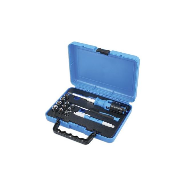 Laser Ratchet Screwdriver Set 18pc 7921 Laser - Dynamic Drive