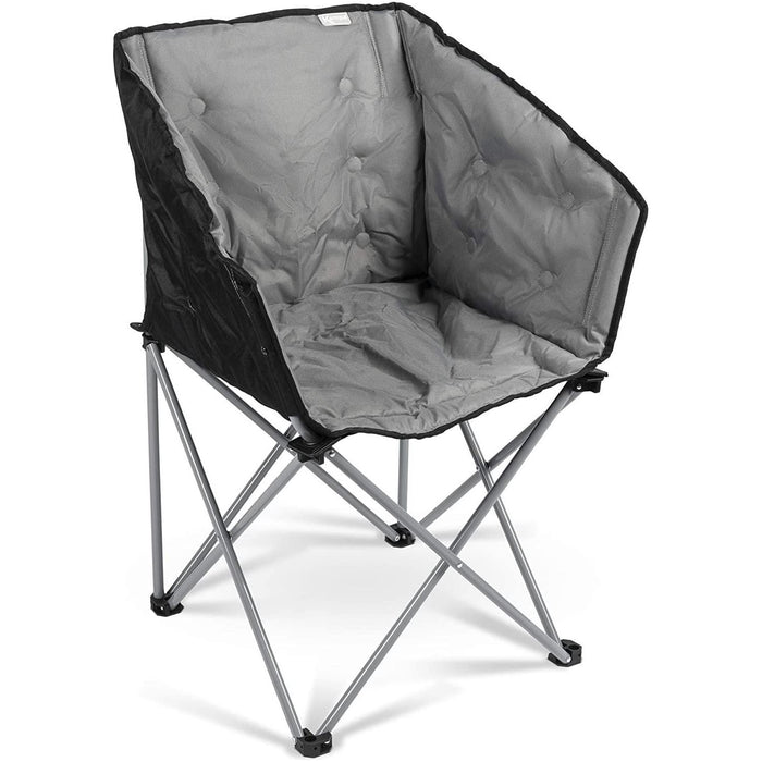 2x Kampa Dometic Tub Lightweight Folding Camping Chair Fog Grey Kampa  - Dynamic Drive