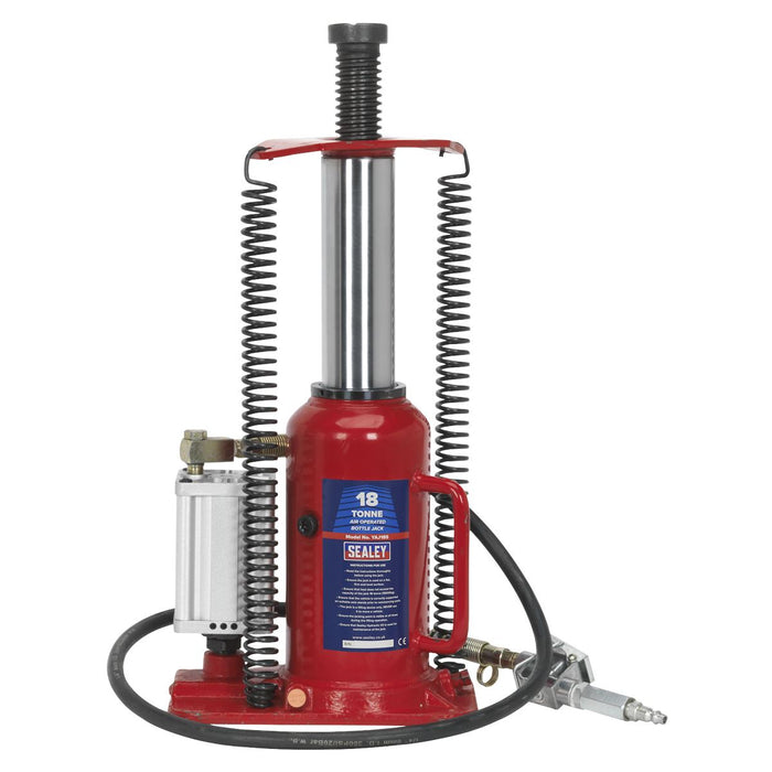Sealey Air Operated Bottle Jack 18 Tonne YAJ18S Sealey - Dynamic Drive