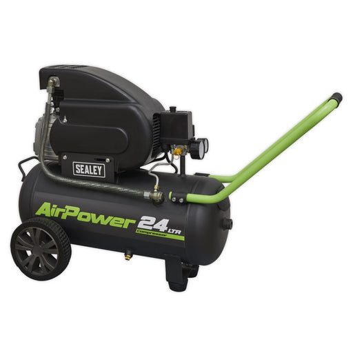 Sealey SAC2420E Air Compressor 24 Litre 24L Direct Drive 2HP 230V New Sealey  - Dynamic Drive