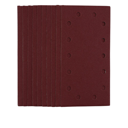 Draper 1/2 Sanding Sheets with Hook and Loop, 115 x 230mm, 120 Grit (Pack of 10) Draper - Dynamic Drive