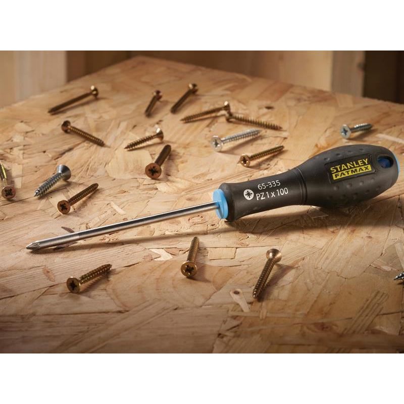 Stanley® Hand Tools FatMax® Screwdriver Pozidriv Tip PZ1 x 100mm STANLEY® Hand Tools - Dynamic Drive