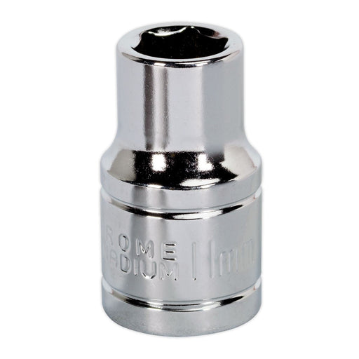 Sealey WallDrive Socket 11mm 1/2"Sq Drive S0649 Siegen by Sealey - Dynamic Drive