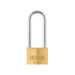 Abus Mechanical 65/50mm Brass Padlock 80mm Long Shackle ABUS Mechanical - Dynamic Drive