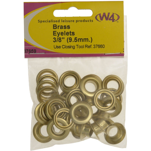 MDS1203 W4 Brass eyelets 3/8in, 9.5mm 20 per pack 37659 W4 - Dynamic Drive