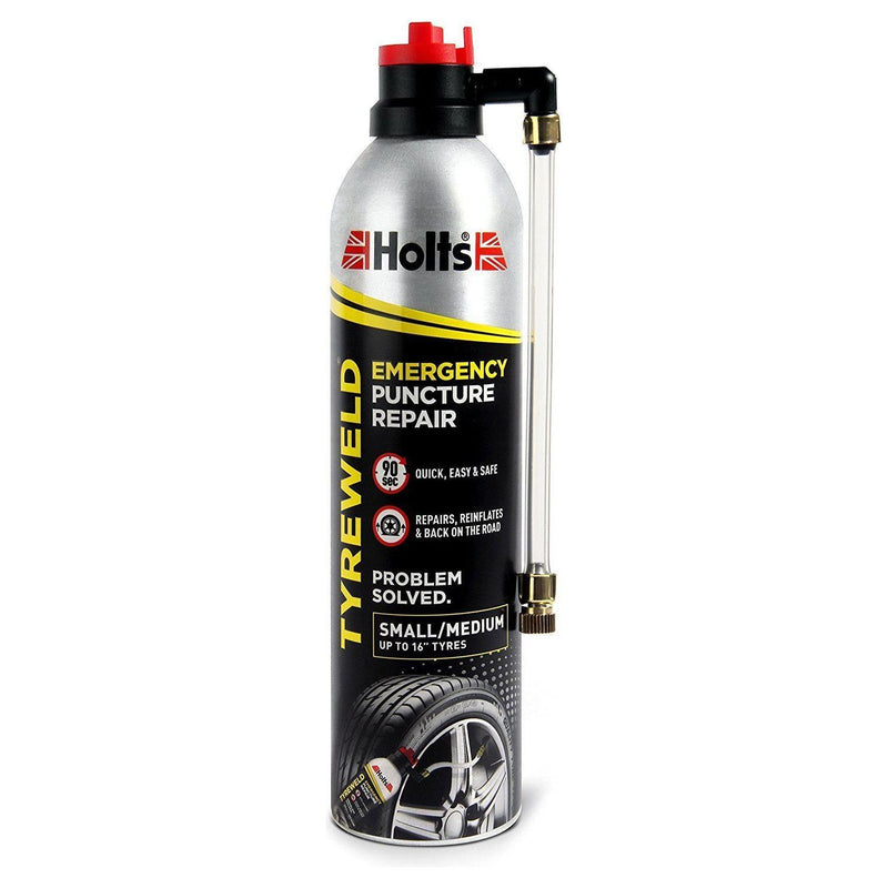 2x Holts Tyre Weld And Emergency Puncture Repair 400ml Holts - Dynamic Drive