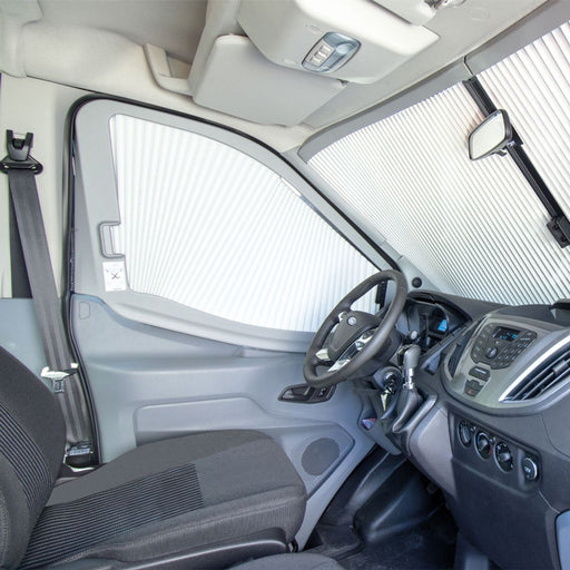 REMIfront IV Left Side Blinds for Ford Transit (2014 2019): Control Light & Hea Remis - Dynamic Drive