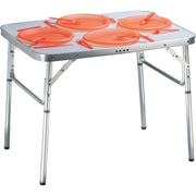 Portable Aluminium Folding Camping Table Camp Active  - Dynamic Drive