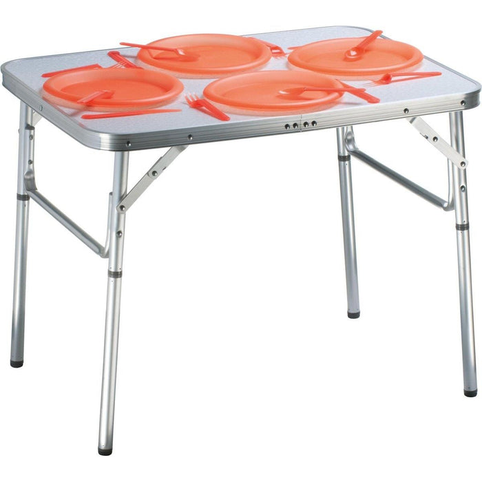 Portable Aluminium Folding Camping Table Camp Active  - Dynamic Drive