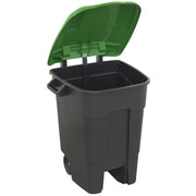 Sealey Refuse/Wheelie Bin 100L Green BM100G Sealey - Dynamic Drive