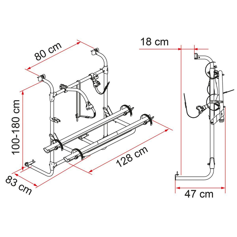 02093A76A CB CARAVAN UNIVERSAL Fiamma  - Dynamic Drive