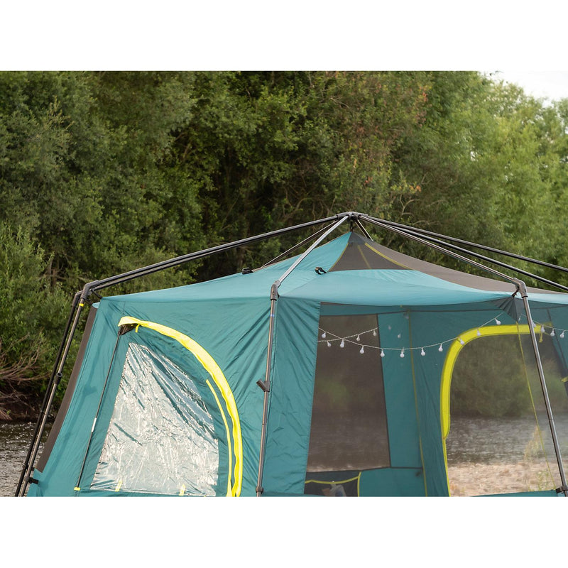 Coleman Octagon Green 8 Person Blackout Tent Camping Festival Outdoors Garden Coleman - Dynamic Drive
