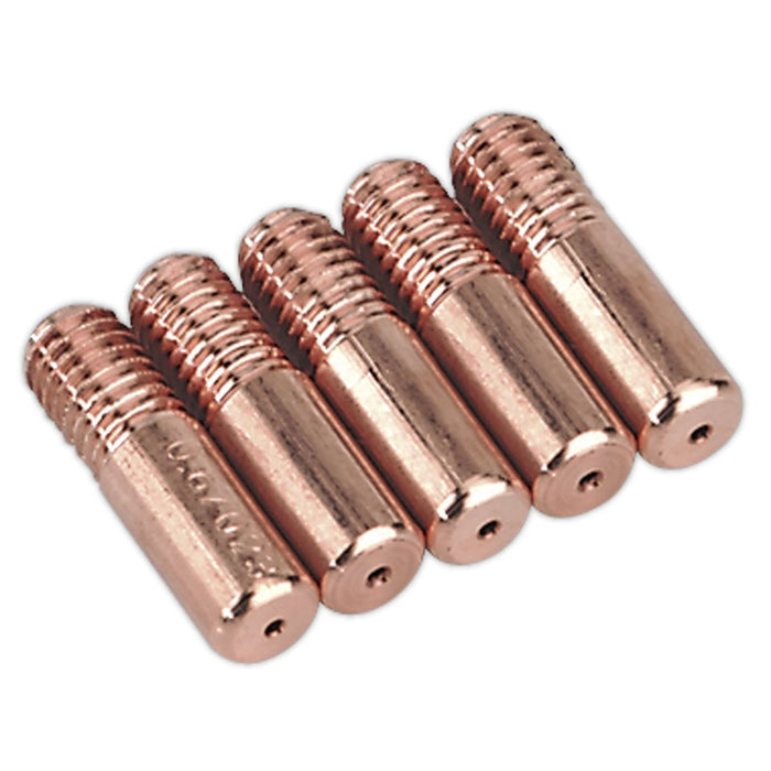 Sealey Contact Tip 0.8mm MB14 Pack of 5 MIG952 Sealey - Dynamic Drive