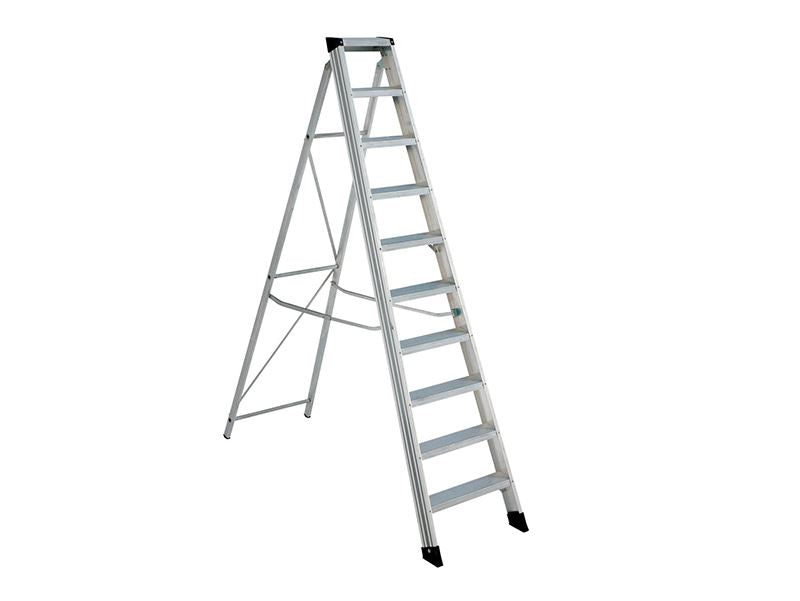 Zarges EN131 Professional Swingback Steps, Open 1.69m Closed 1.91m 8 Rungs Zarges - Dynamic Drive