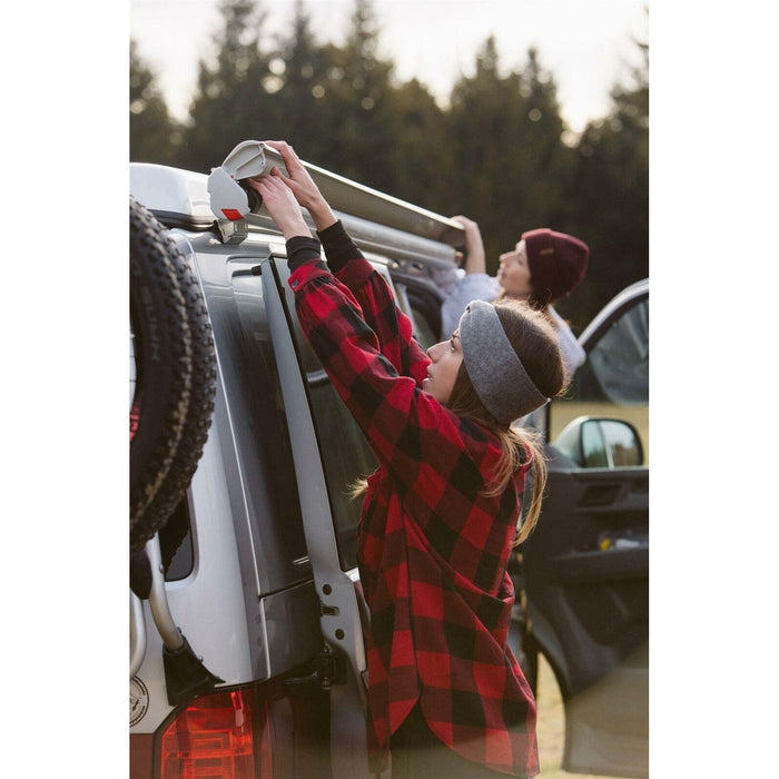 Fiamma F35 Pro 250 Awning Deep Black Case Royal Grey Fabric Campervan Caravan Fiamma - Dynamic Drive