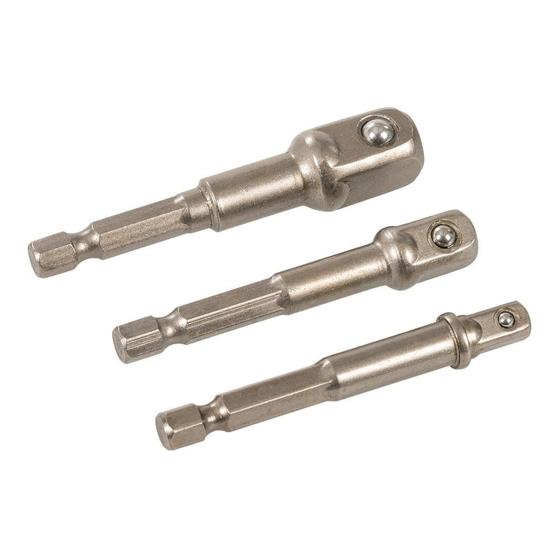 Silverline Socket Driver Set 3pce 1/4", 3/8" & 1/2" Silverline - Dynamic Drive