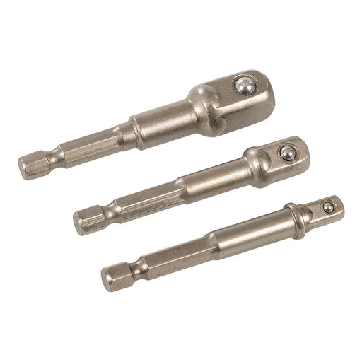 Silverline Socket Driver Set 3pce 1/4", 3/8" & 1/2" Silverline - Dynamic Drive