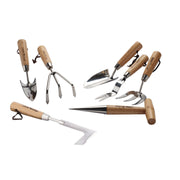 Draper Heritage Stainless Steel Garden Tool Set with Ash Handles (7 Piece) Draper - Dynamic Drive