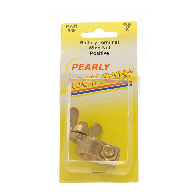 Wot-Nots Battery Terminal - Positive Wing Nut Pearl Automotive - Dynamic Drive