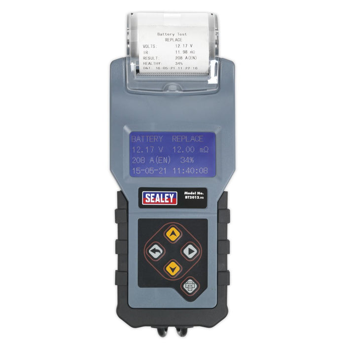Sealey Digital Battery & Alternator Tester with Printer 12V BT2012 Sealey - Dynamic Drive