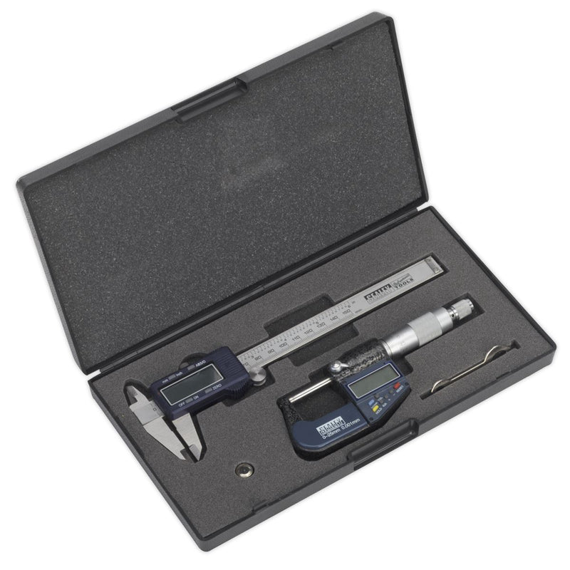 Sealey Digital Measuring Set 2pc AK9637D Sealey - Dynamic Drive