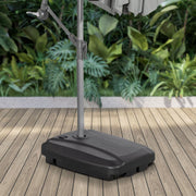 Dellonda Fillable Parasol Base with Wheels, Water/Sand Fill 60L DG266 Dellonda - Dynamic Drive