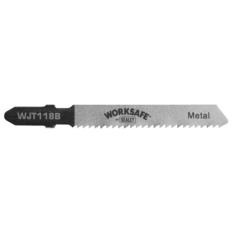 Sealey Jigsaw Blade Metal 55mm 12tpi Pack of 5 WJT118B Sealey - Dynamic Drive