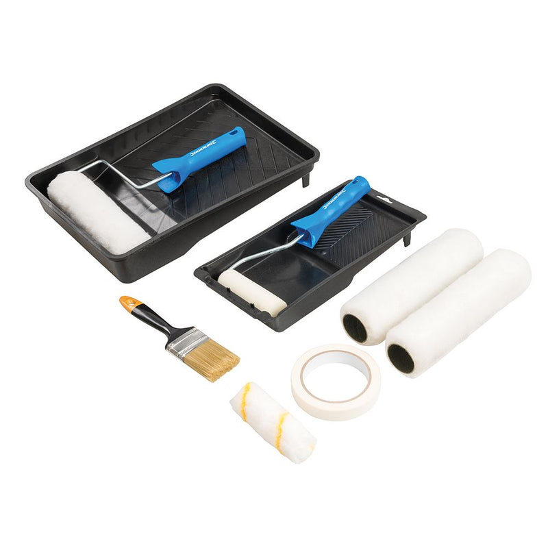 Silverline Decorators Roller & Brush Set 11pce Silverline - Dynamic Drive