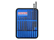 Faithfull SDS Plus Drill Bit Set, 10 Piece Faithfull - Dynamic Drive