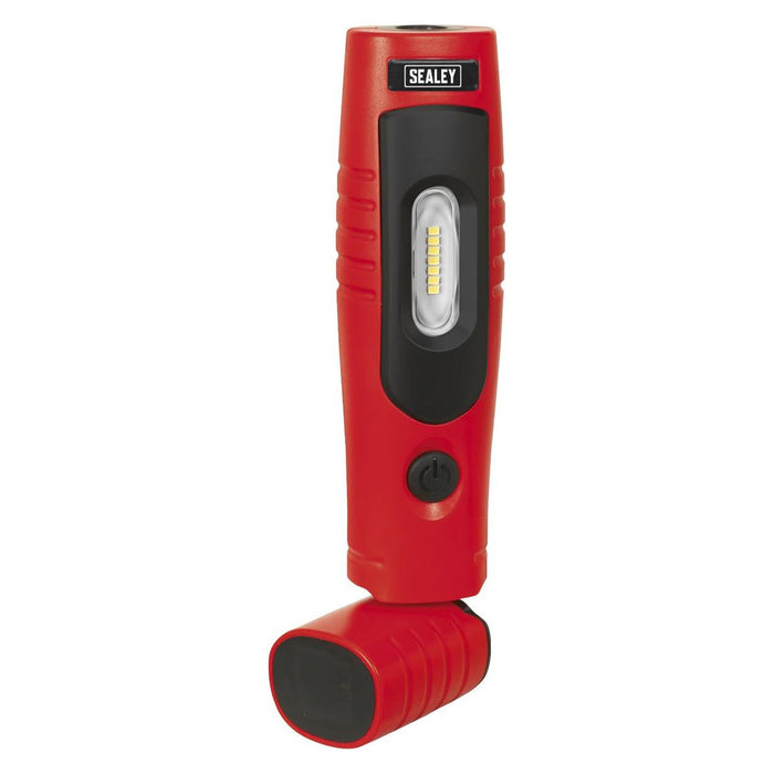 Sealey Rechargeable 360 Inspection Light 7 SMD & 3W SMD LED Red Lithium-ion Sealey - Dynamic Drive