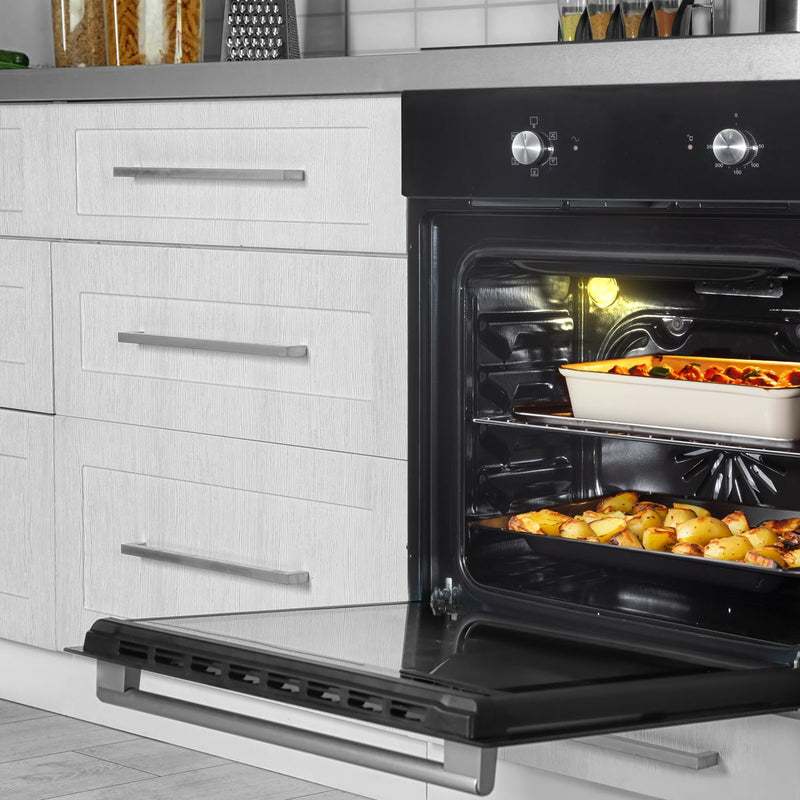 Baridi Integrated Fan-Assisted Electric Oven 60cm 55L Capacity - Black Baridi - Dynamic Drive