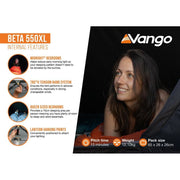 Vango Beta 550XL Tent Deep Blue Vango - Dynamic Drive
