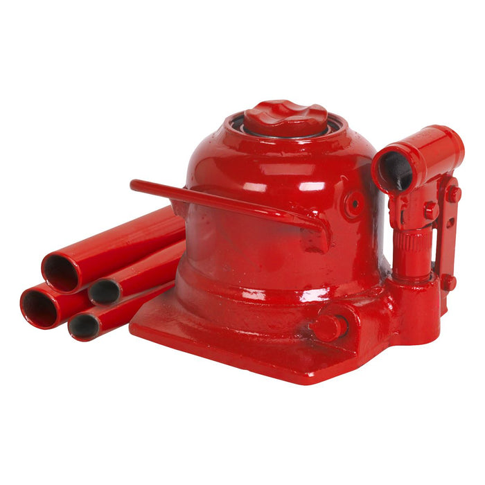 Sealey Bottle Jack 10tonne Low Entry Telescopic BJ10LE Sealey  - Dynamic Drive