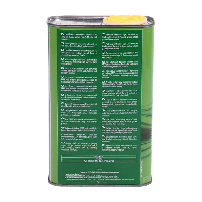 AG Automotive Petronas Selenia WR Forward 0W-30 Engine Oil 1 Litre AG - Dynamic Drive