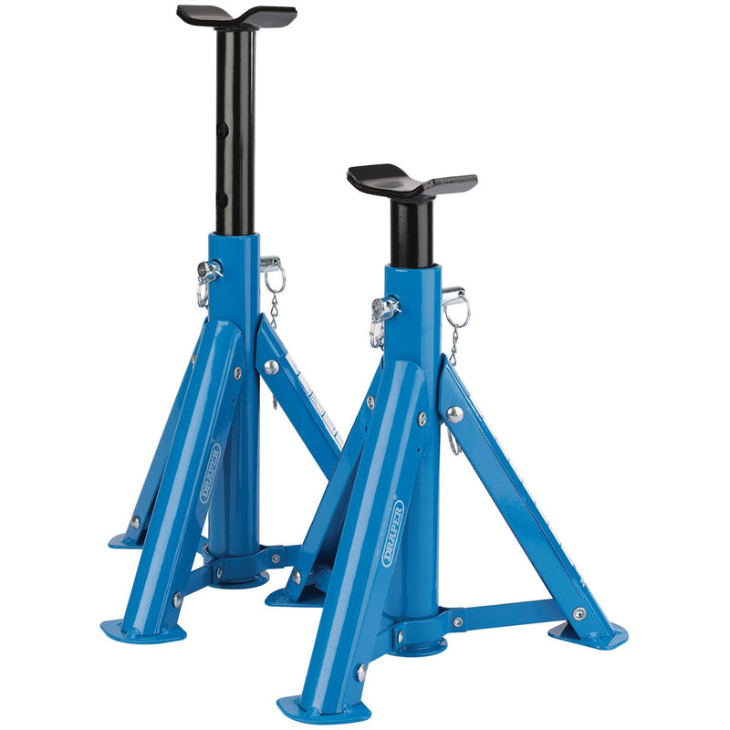 Draper Folding Axle Stands, 2 Tonne (Pair) 55319 Draper - Dynamic Drive