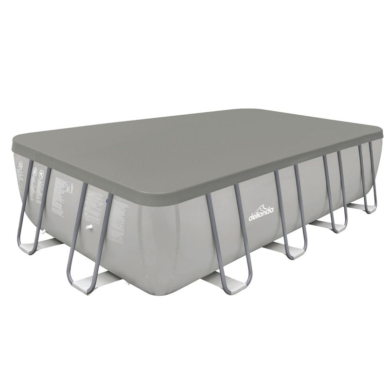 Dellonda Rectangular Swimming Pool Top Cover & Rope Ties for DL22 DL43 Dellonda - Dynamic Drive