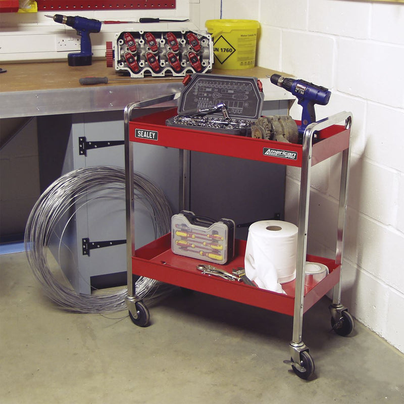 Sealey Trolley 2-Level Heavy-Duty CX102 Sealey - Dynamic Drive