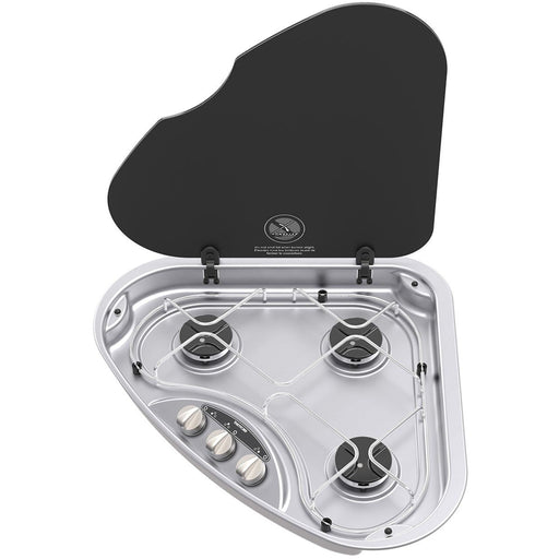 Thetford Series 330 Triangle Hob with Right Hand 12V Ignition Thetford - Dynamic Drive