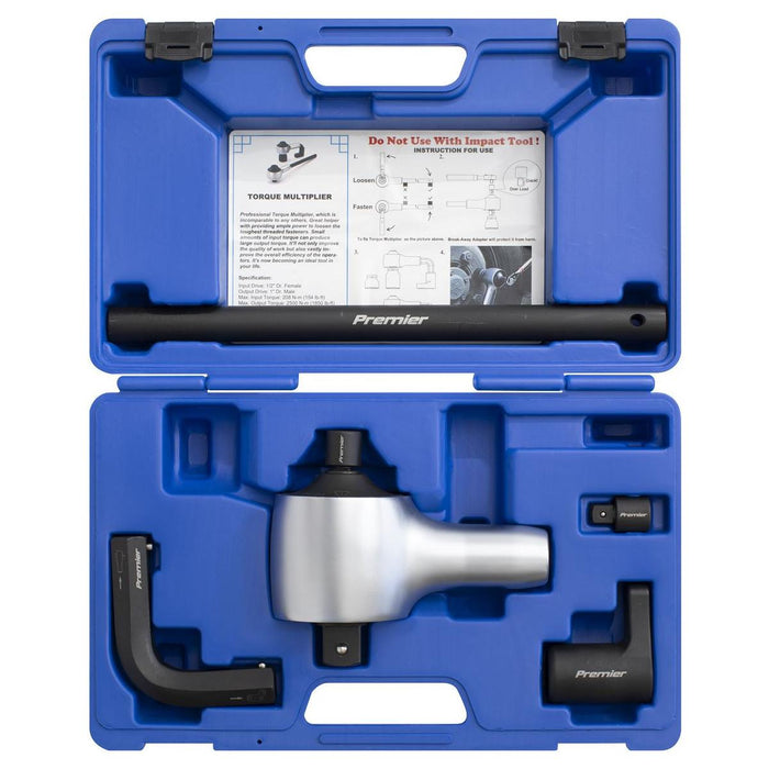 Sealey Torque Multiplier Set 7pc 1/2"-1"Sq Drive AK6291 Sealey - Dynamic Drive