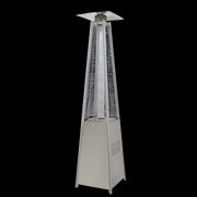 Dellonda Pyramid Gas Patio Heater 13kW Commercial Garden Use Stainless Steel Dellonda  - Dynamic Drive