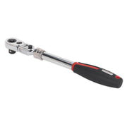 Sealey Ratchet Wrench 1/2"Sq Drive Flexi-Head Extendable Platinum Series AK8984 Sealey - Dynamic Drive