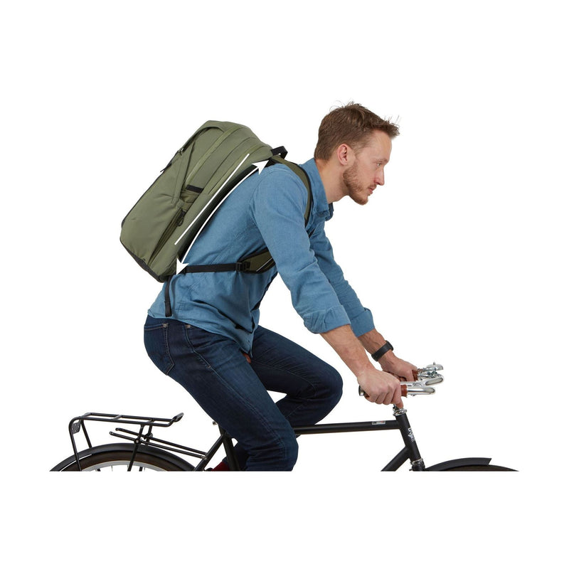 Thule Paramount Commuter Rucksack 27L Olivine Green Cycling Backpack Thule - Dynamic Drive