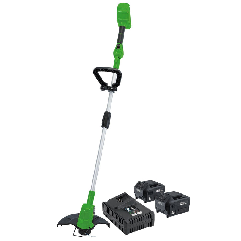 Draper D20 40V Grass Trimmer Kit, 2 x 5.0Ah Battery, 1 x Fast Charger 94580 Draper - Dynamic Drive