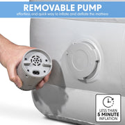 Dellonda Raised Air Bed with Removable Electric Pump & Storage Bag - Single Dellonda - Dynamic Drive