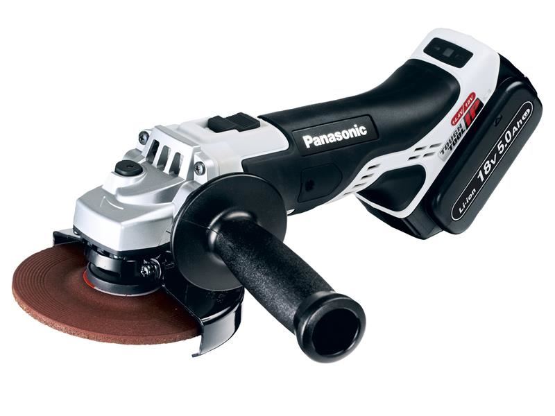 Panasonic EY46A2LJ2G 125mm Grinder 18V 2 x 5.0Ah Li-Ion Panasonic - Dynamic Drive